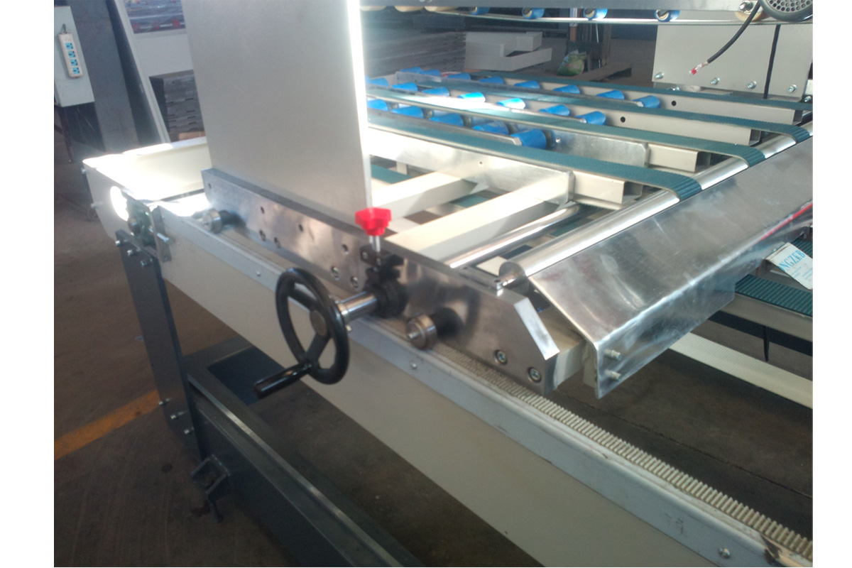 Automatic Corrugated Carton Folder Gluer & Strapping Machine